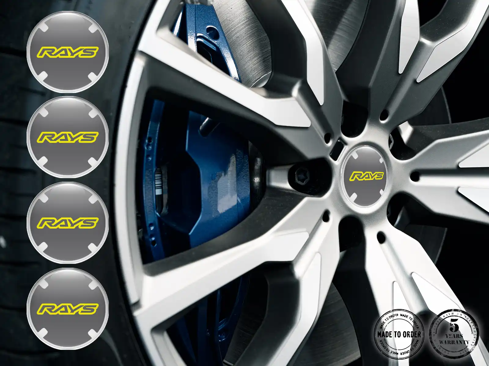 Rays Aufkleber Dome Edition Harz Emblem Labels